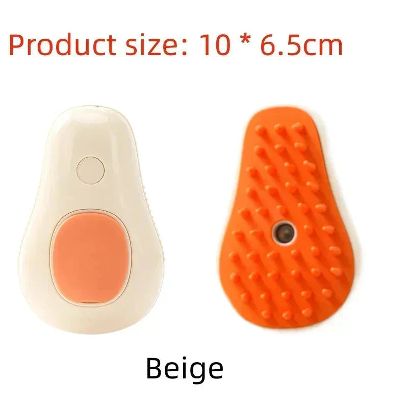 electric cat steam grooming brush