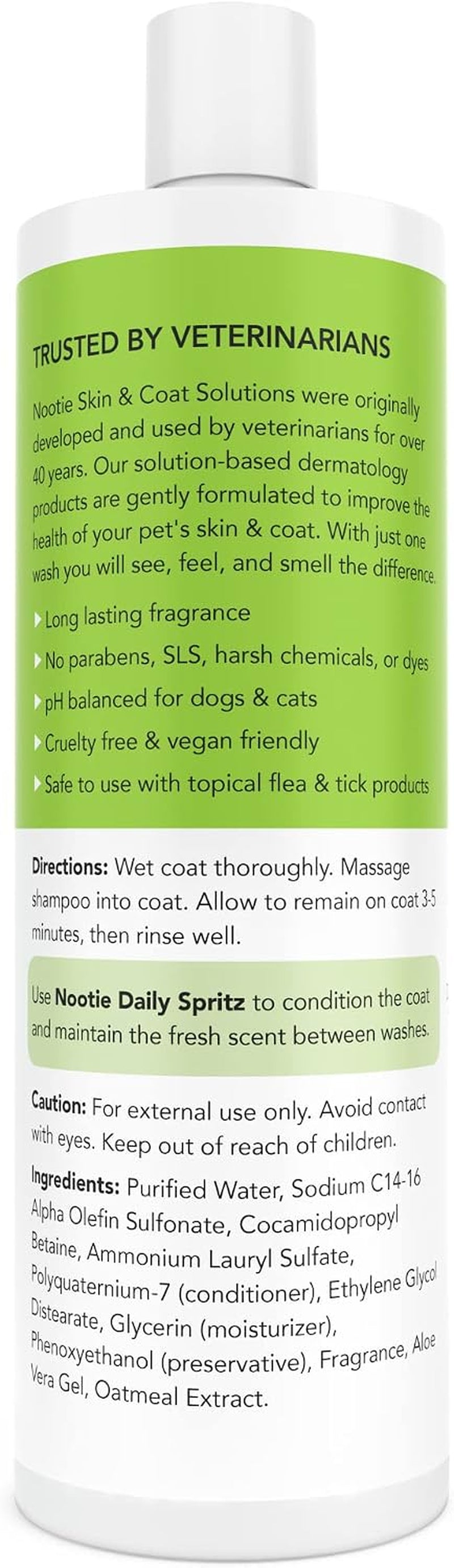 Cucumber Melon Pet Shampoo for Dogs &amp; Cats, Gentle Oatmeal Formula