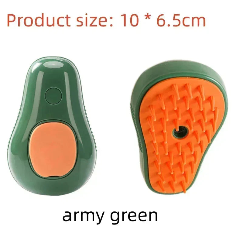 electric cat steam grooming brush