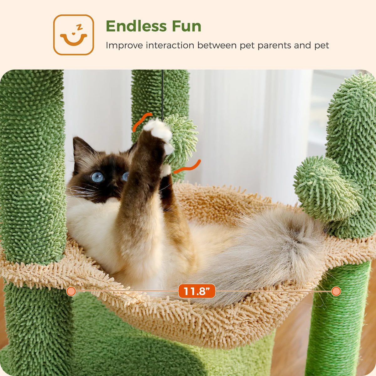 cactus cat tree for medium cats